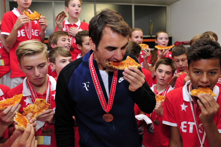 Federer: Pojedem tanjir paste prije svakog meča