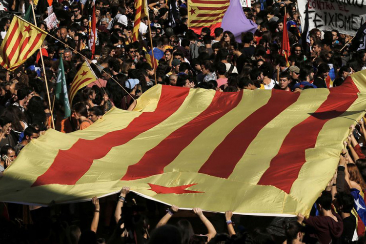 Podrška nezavisnosti Katalonije u padu