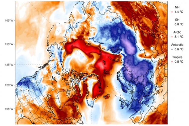 Naučnici šokirani rastom temperature na Sjevernom polu