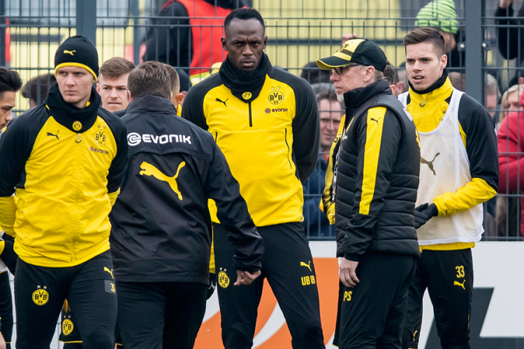 Bolt trenirao sa fudbalerima Dortmunda