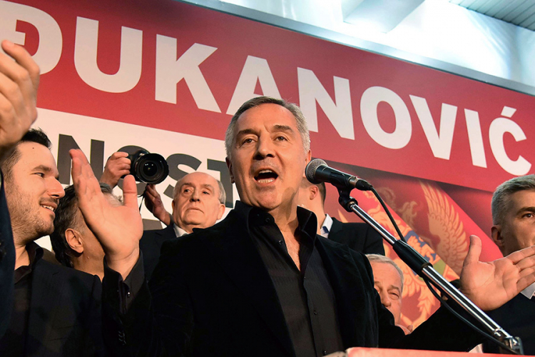 Đukanović osvojio više od 180.000 glasova
