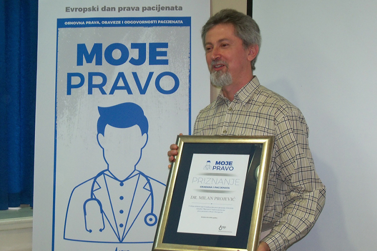 Milan Projević, najbolji ljekar u RS: Priznanje za požrtvovan pristup pacijentima