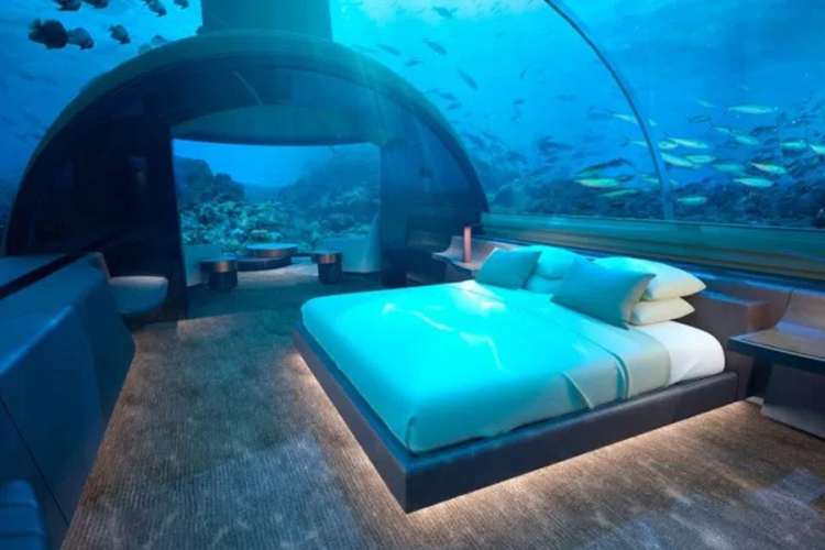U ovom mjestu možete spavati sa ribama