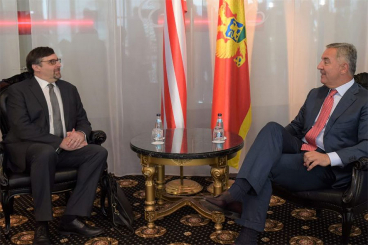 Đukanović i Palmer: SAD snažno podržava Crnu Goru