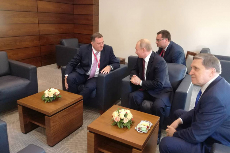 Počeo sastanak Dodika i Putina