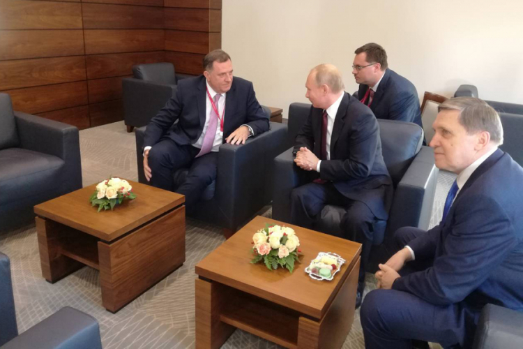 Sastanak Putin-Dodik: Razumijevanje za pritiske kojima je RS izložena