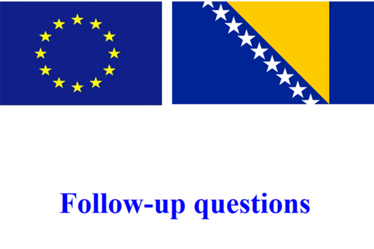 Evropska komisija proslijedila dodatna pitanja BiH
