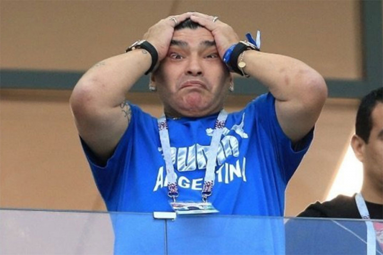 Maradona traži da prisustvuje treningu Argentine