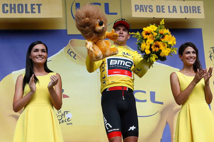 Tur: Sagan čuvao noge, Van Avermet mu skinuo žutu majicu
