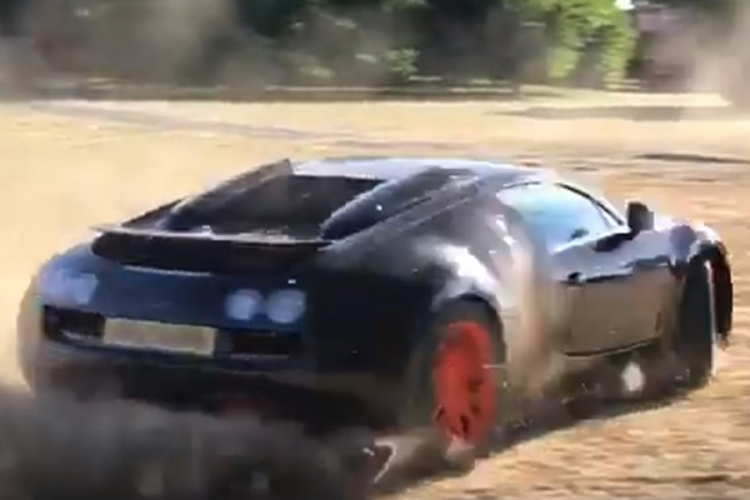 Bugatti u terenskoj vožnji