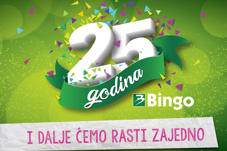 Bingo d.o.o. Tuzla obilježava 25. godišnjicu