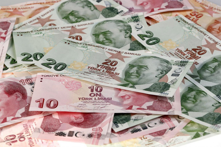 Turska lira i dalje u padu