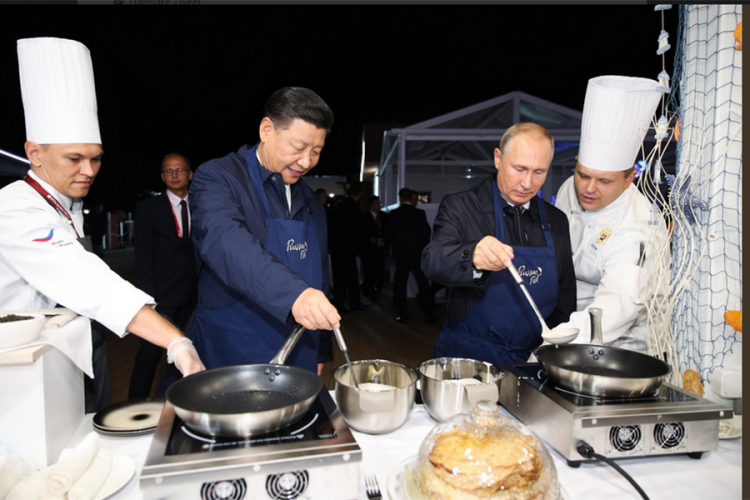 Putin napravio palačinke Si Đinpingu