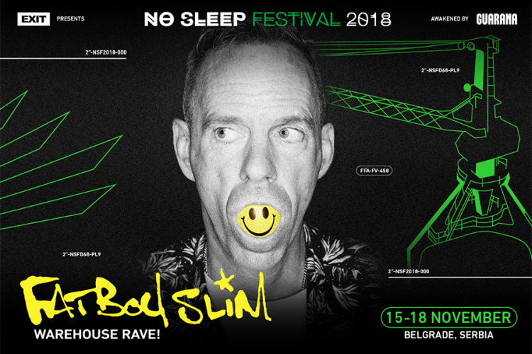 Fatboy Slim na No Sleep Festivalu u Beograd