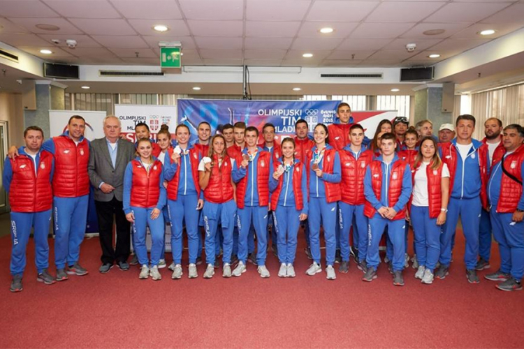 Tim Srbije vratio se sa OI mladih s pet medalja