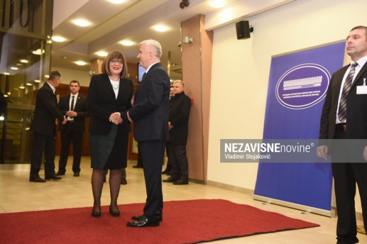 Gojkovićeva stigla u Parlament Srpske