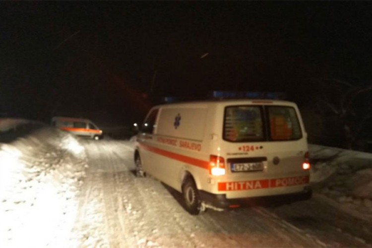 Grupa tinejdžera spašena iz dubokog snijega kod Trnova