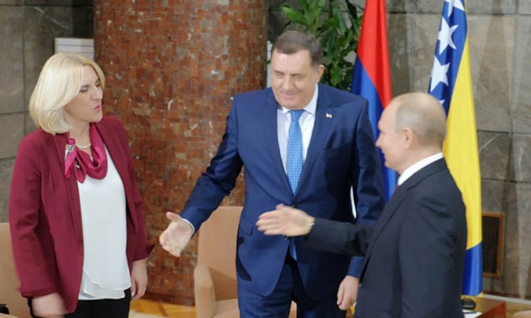 Cvijanovićeva i Dodik na sastanku s Putinom: RS želi da učestvuje u gasovodu 'Turski tok'