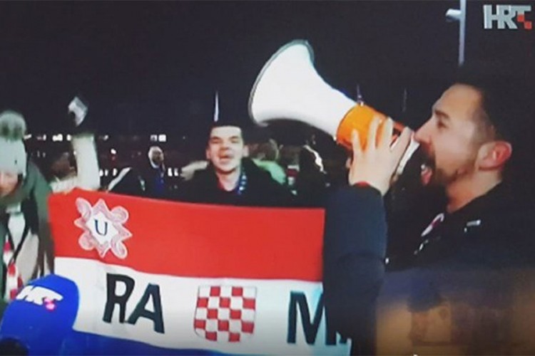 HRT u Dnevniku pustio prilog u kojem se vidi ustaška zastava