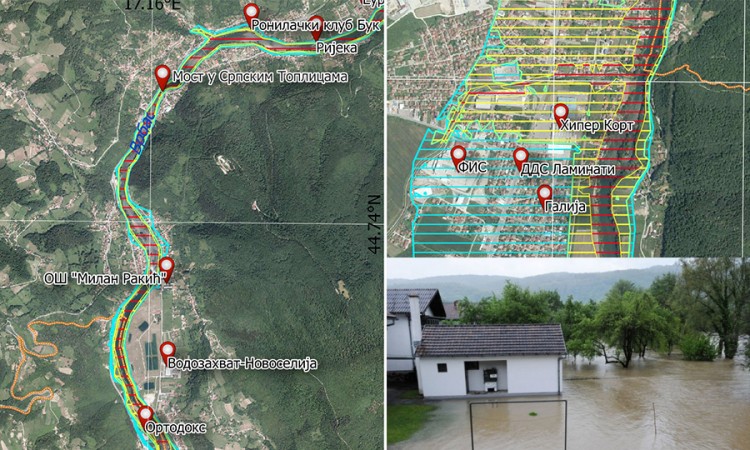Pogledajte kartu kritičnih tačaka na kojima može doći do poplave u Banjaluci