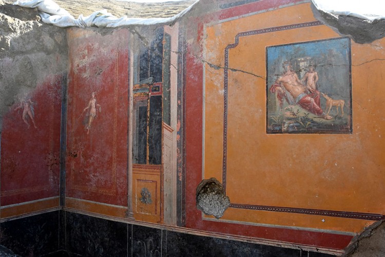 Arheolozi otkrili fresku Narcisa u atrijumu kuće u Pompeji
