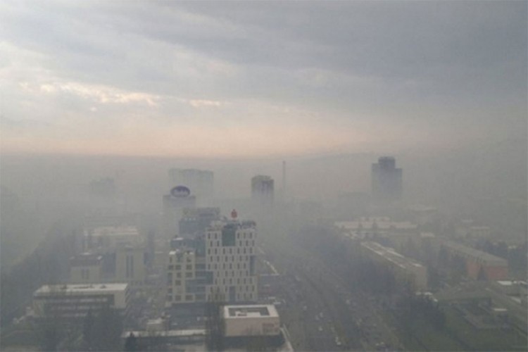 Vazduh zagađen u većini gradova