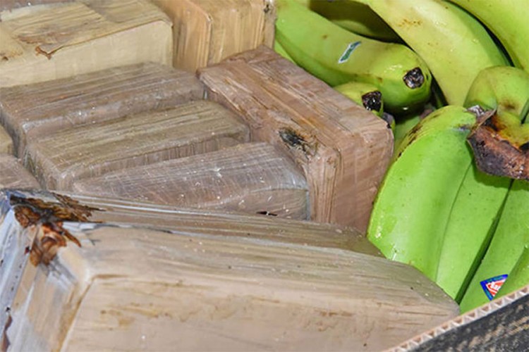 Kokain vrijednosti 45 miliona evra u pošiljci banana