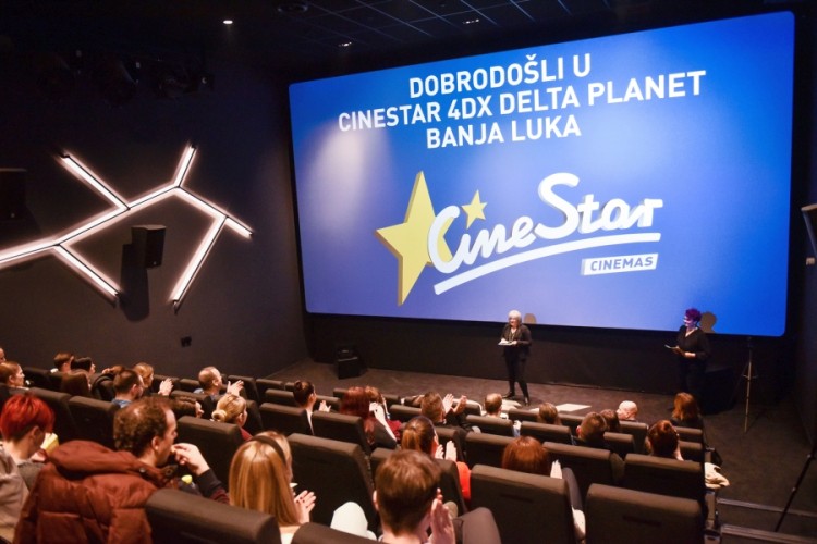 Prva 4DX™ projekcija u banjalučkom CineStaru oduševila predstavnike medija i influensere