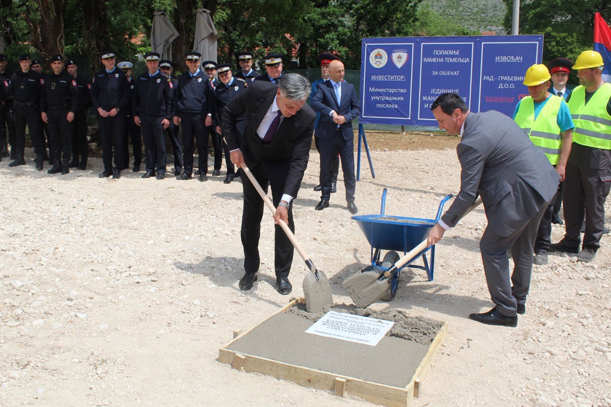 Položen kamen temeljac za novi policijski objekat