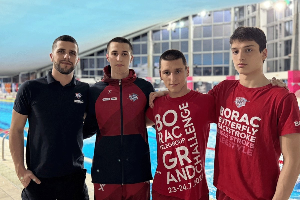 Novi uspjesi plivača Borca u Beogradu