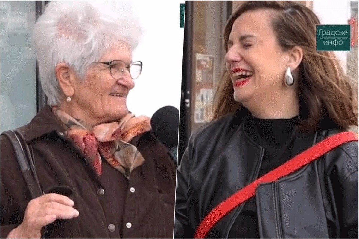 Urnebesan odgovor bake na pitanje da li joj je muž kupio neki glup poklon za 8. mart (VIDEO)