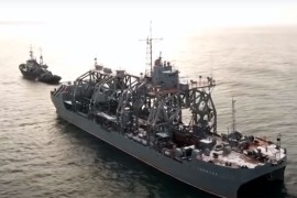 Ukrajinska vojska: Pogodili smo najstariji brod ruske mornarice (VIDEO)
