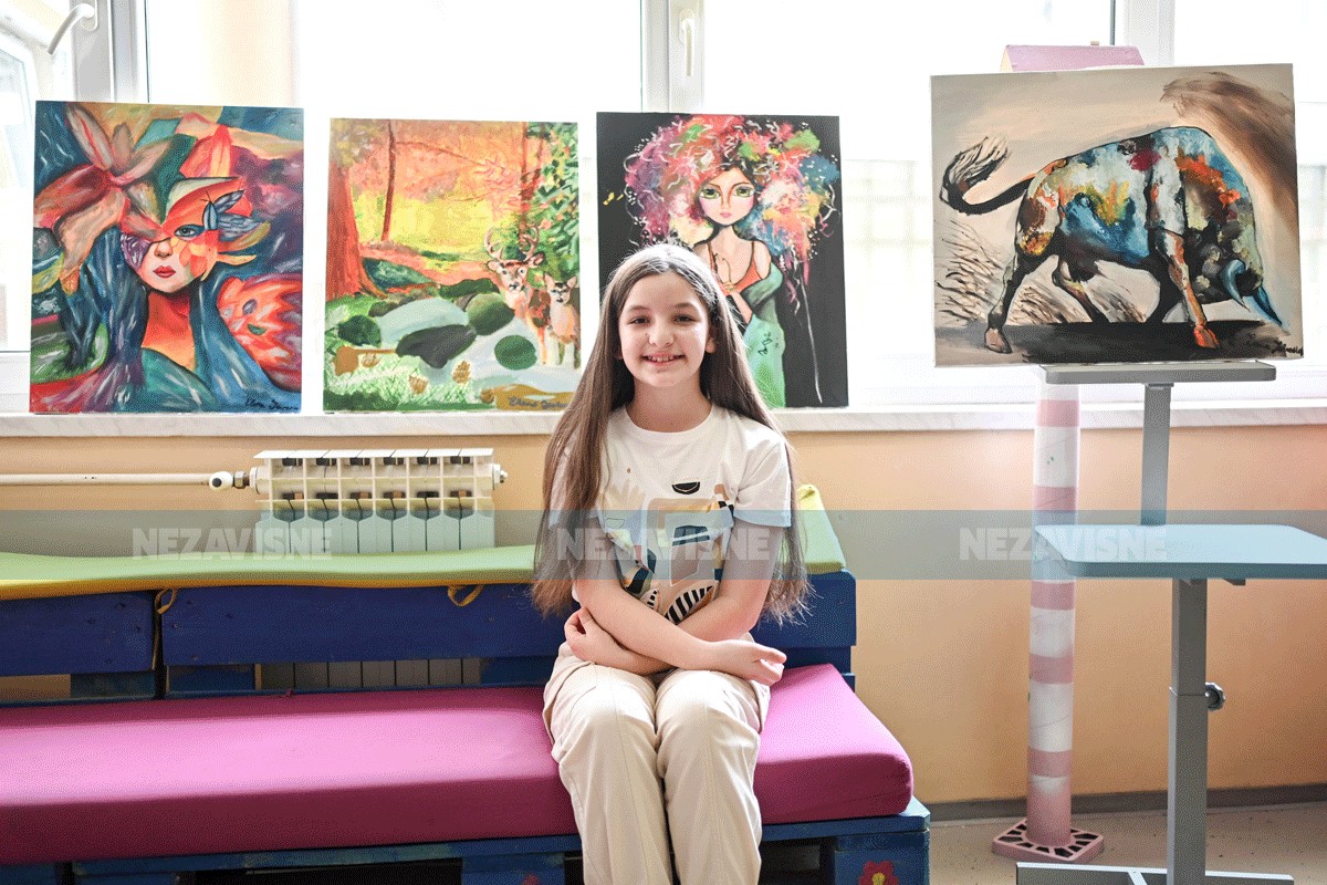 Desetogodišnja Banjalučanka dar za umjetnost pokazala još u vrtiću (VIDEO)