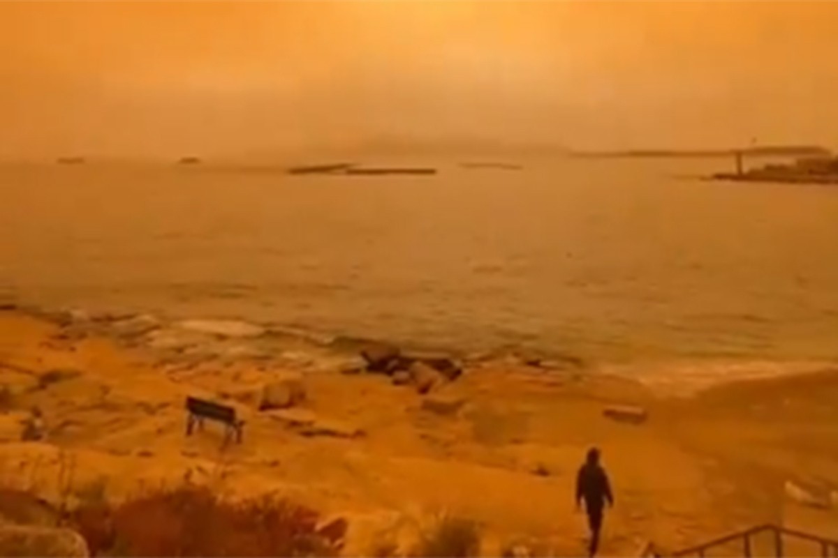 Saharska prašina prekrila Atinu i druge gradove (VIDEO)