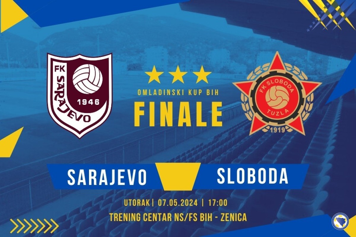 Juniori Sarajeva i Slobode u borbi za trofej Omladinskog kupa