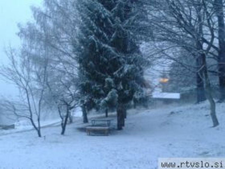 Snijeg iznenadio Slovence