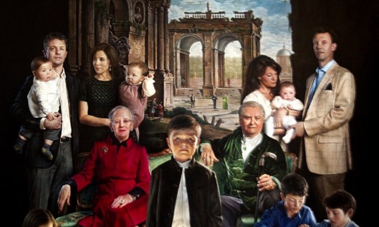  Starvičan portret danske kraljevske porodice