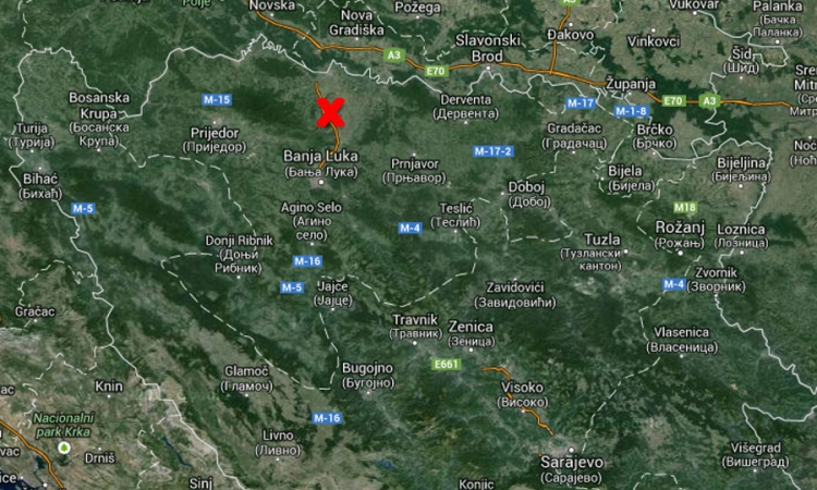 Snažan zemljotres u Banjaluci