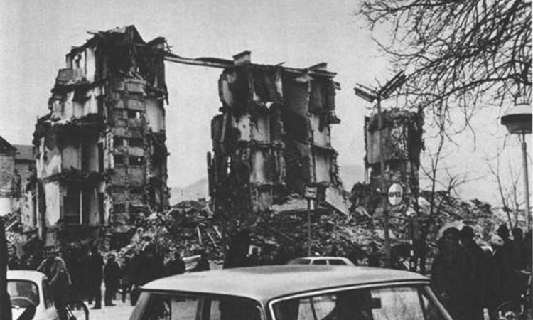 Potresan snimak zemljotresa u Banjaluci iz 1969. godine