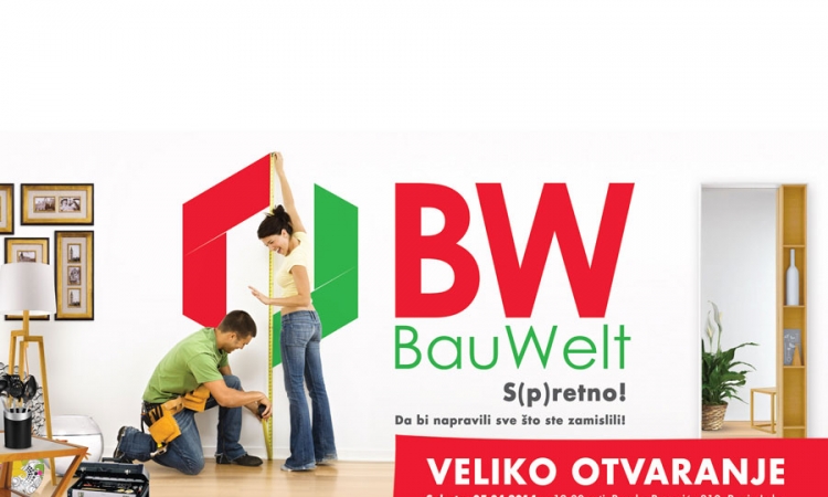 Veliko otvaranje novog prodajnog centra BauWelt u Banjaluci