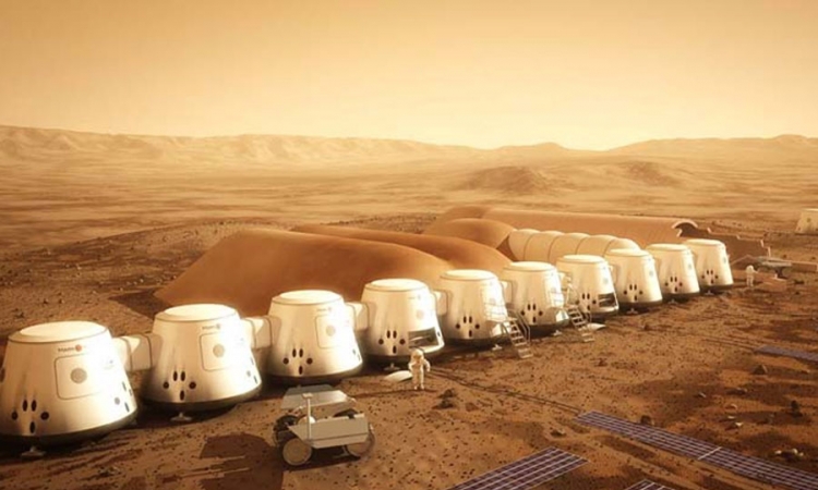 Staklena bašta leti na Mars