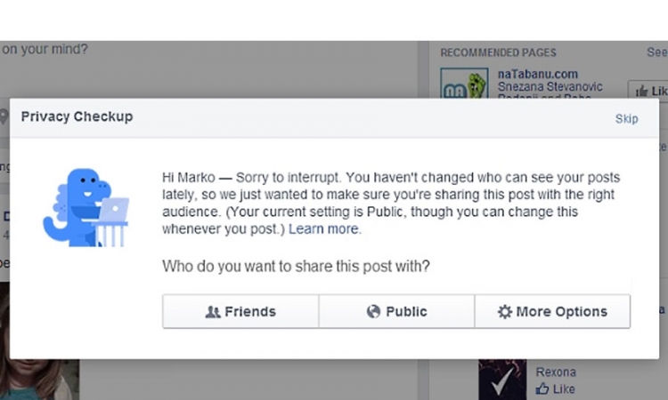 Facebook promijenio vidljivost objava