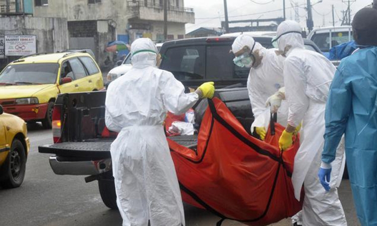 Spaljeno tijelo umrlog od ebole