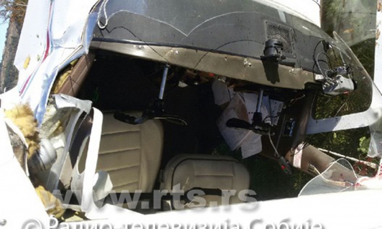 Pilot i kopilot povrijeđeni prilikom prinudnog slijetanja