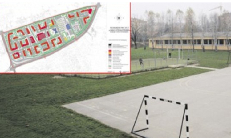 Nasred školskog dvorišta planirana stambena zgrada?