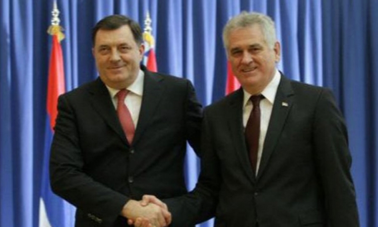Počeo sastanak Dodika i Nikolića