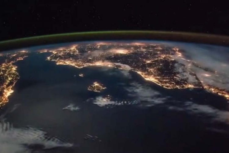 Noćna svjetla Evrope iz svemirske perspektive