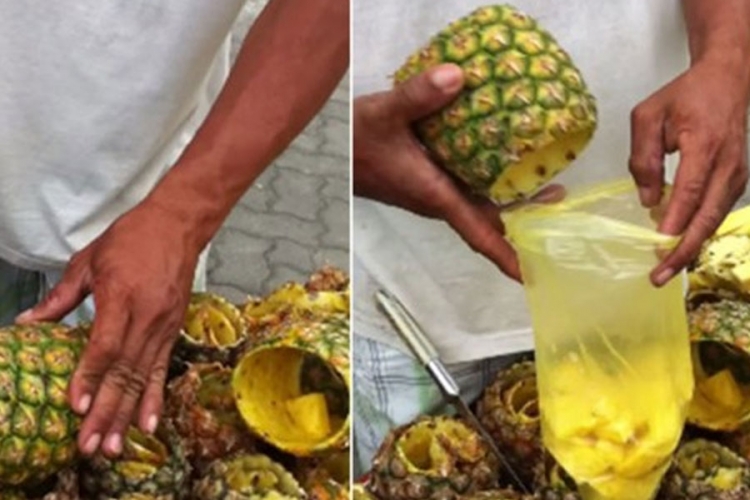 Kako najjednostavnije da ogulite ananas?