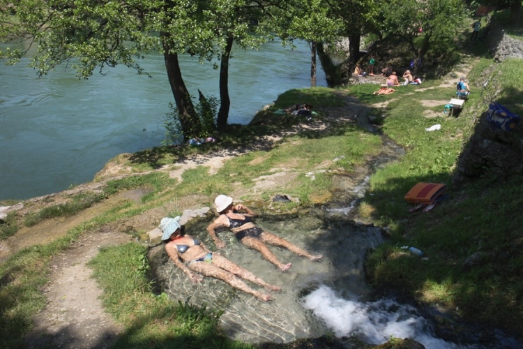 Banjalučka atrakcija: Spoj tople mineralne vode i hladnog Vrbasa