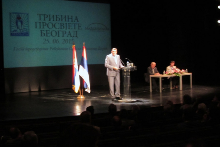 Dodik: Srbi moraju ponovo da se homogenizuju